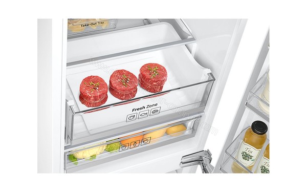 SAMSUNG BRB260187WW - Vue de la partie zone fra&icirc;cheur