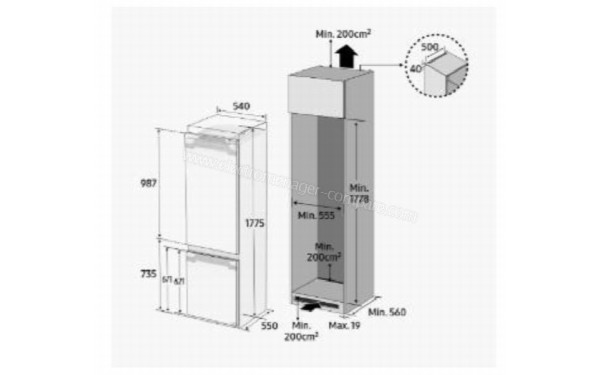 SAMSUNG BRB2G600FWW - Sch&eacute;ma technique