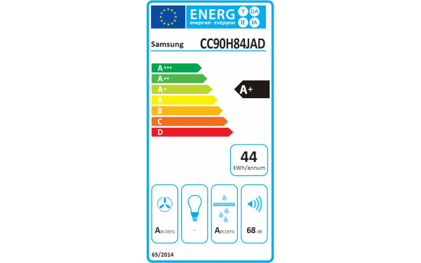 SAMSUNG CC90H84JADUR - &Eacute;tiquette &eacute;nergie