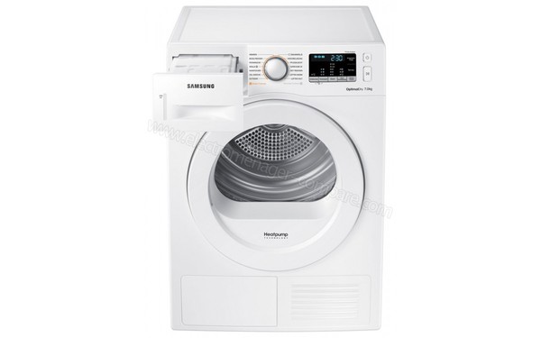 SAMSUNG DV70M5020KW/EG - Vue du bac de r&eacute;cup&eacute;ration d'eau