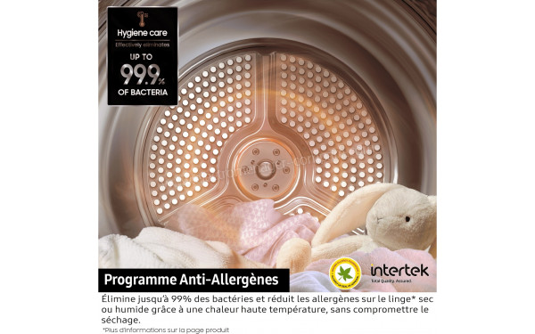 SAMSUNG DV80DG52B0AH - Programme Anti-allerg&egrave;nes