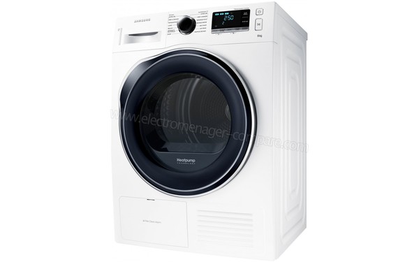 SAMSUNG DV80K6010CW - Vue 3/4 droite (cr&eacute;dit : Boulanger)