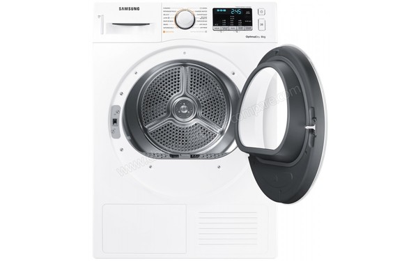 SAMSUNG DV80M50101W - Vue de face hublot ouvert