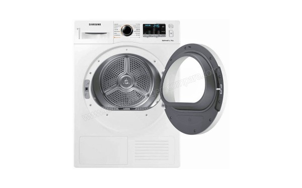 SAMSUNG DV80M5010KW - Vue de face hublot ouvert