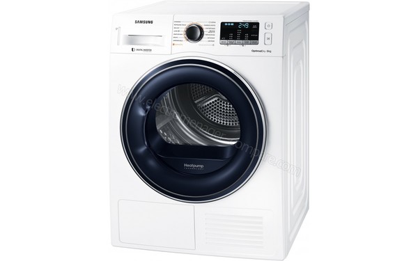 SAMSUNG DV80M52103W - Vue 3/4 droite (cr&eacute;dit : Boulanger)