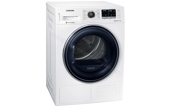 SAMSUNG DV80M52103W - Vue 3/4 gauche (cr&eacute;dit : Boulanger)