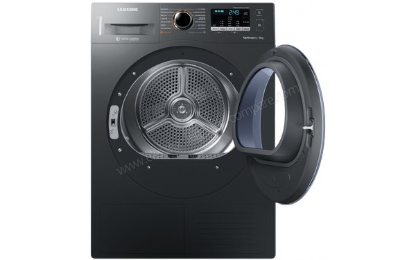 SAMSUNG DV80M52103X - Vue de face hublot ouvert