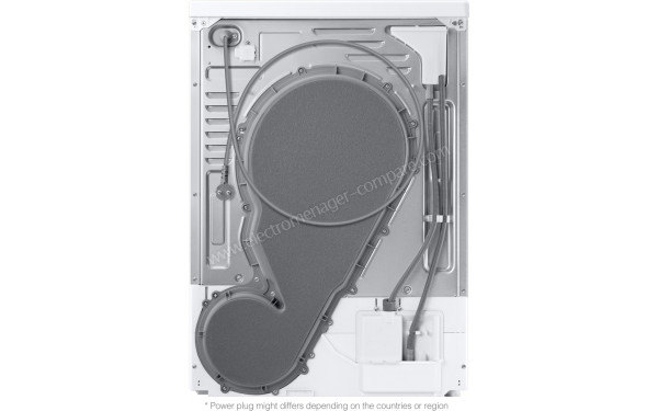 SAMSUNG DV80T5220TW - Vue de l'arri&egrave;re