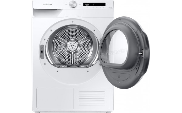 SAMSUNG DV80T5220TW - Vue de face hublot ouvert