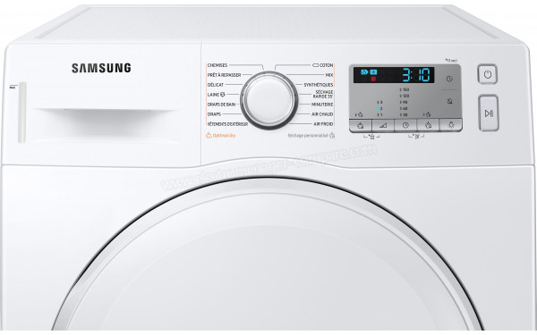 SAMSUNG DV80TA020DH - Panneau de commandes