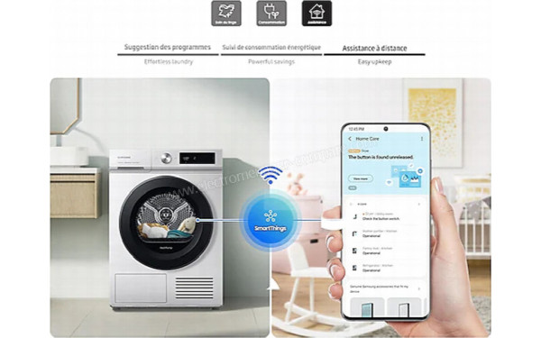 SAMSUNG DV90BB5245AW - Mise en situation