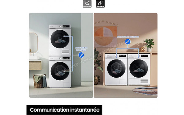 SAMSUNG DV90BB7445GW - Mise en situation