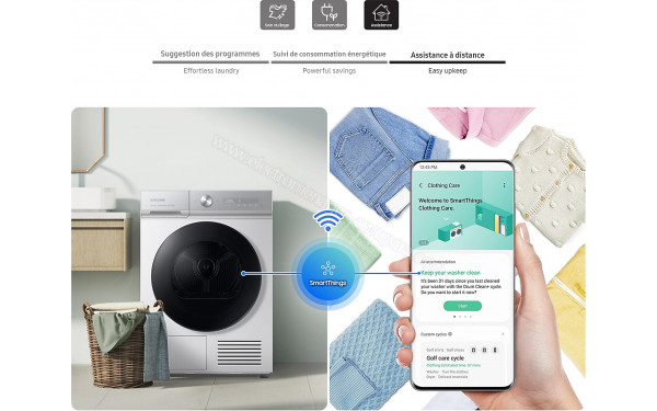 SAMSUNG DV90BB9445GH - Mise en situation