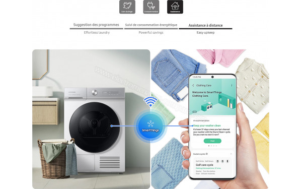 SAMSUNG DV90BB9545GM - SmartThings