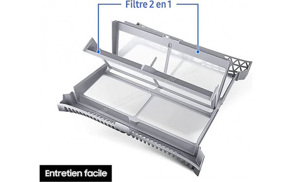 SAMSUNG DV90BBA245AE - Filtre 2 en 1