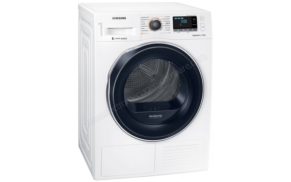 SAMSUNG DV90M6200CW - Vue 3/4 gauche