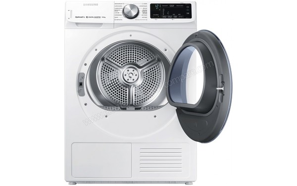 SAMSUNG DV90N62632W - Vue de face hublot ouvert (cr&eacute;dit : Boulanger)