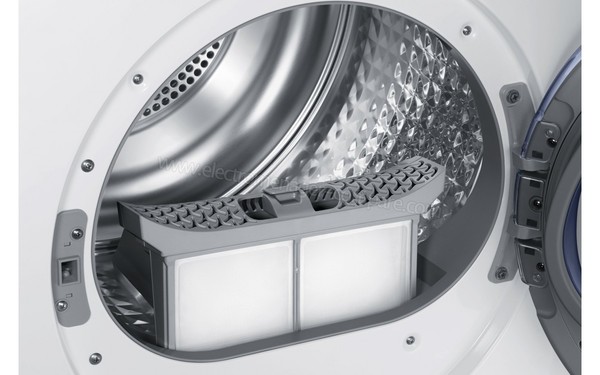 SAMSUNG DV90N62632W - Tambour et filtre (cr&eacute;dit : Boulanger)