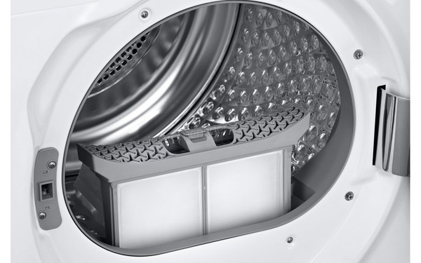 SAMSUNG DV90N8289AW - Vue du tambour avec filtre