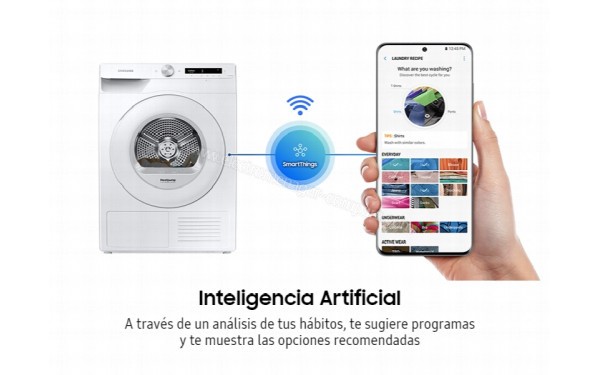 SAMSUNG DV90T5240TW - Mise en situation