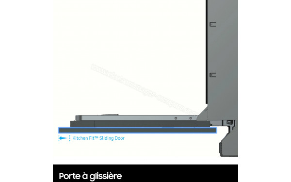 SAMSUNG DW60BG850I00 - Porte &agrave; glissi&egrave;res