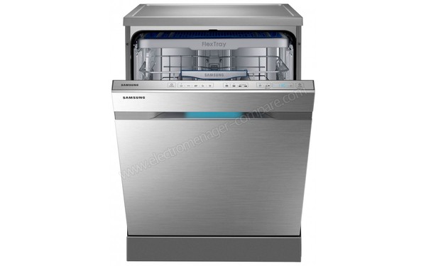 SAMSUNG Water Wall DW60H9950FS - Vue de face porte ouverte