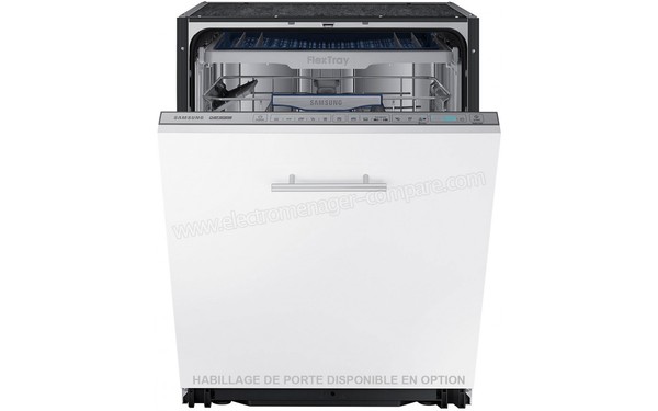 SAMSUNG DW60J9970BB - Vue de face porte ouverte