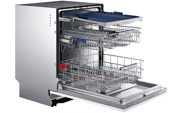 SAMSUNG DW60J9970BB - Vue d'ensemble des paniers