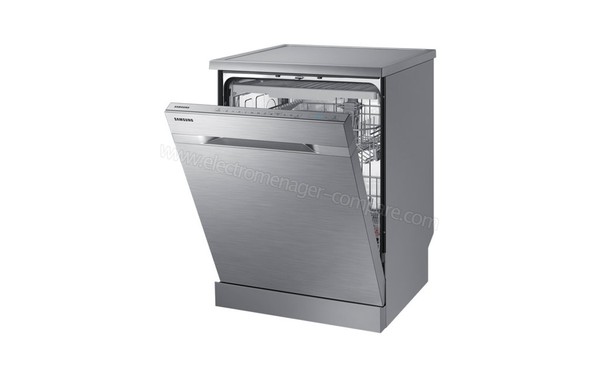 SAMSUNG Water Wall DW60M9550FS - Vue 3/4 droite avec porte ouverte