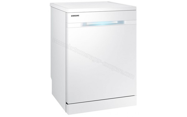 SAMSUNG Water Wall DW60M9550FW - Vue 3/4 gauche (cr&eacute;dit : Boulanger)