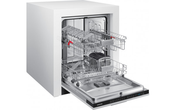 SAMSUNG DW60R7040BB - Vue de l'int&eacute;rieur 3/4 gauche