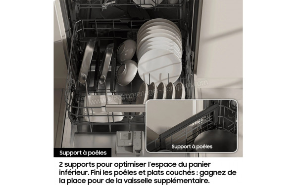 SAMSUNG DW80H77WAI0 - Support &agrave; po&ecirc;les