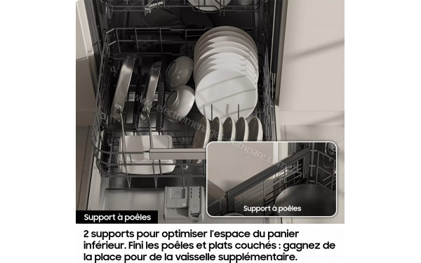 SAMSUNG DW90H79JAI0 - Support &agrave; po&ecirc;les