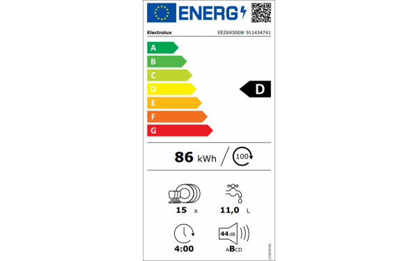 ELECTROLUX EEZ69300W - &Eacute;tiquette &eacute;nergie v2