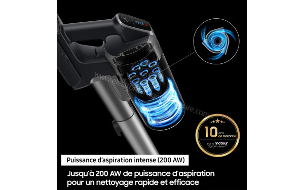 SAMSUNG F-VS20B75B1-M1 - Puissance d'aspiration