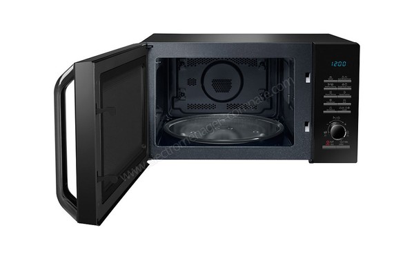 SAMSUNG MC28H5125AK Import EU - Vue de face, porte ouverte