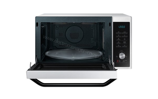 SAMSUNG MC32J7035AW - Vue de face, porte ouverte