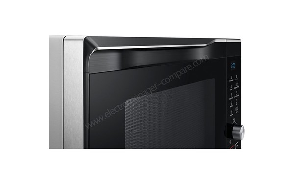 SAMSUNG MC32K7085KT - Vue 3/4 gauche bandeau de commandes