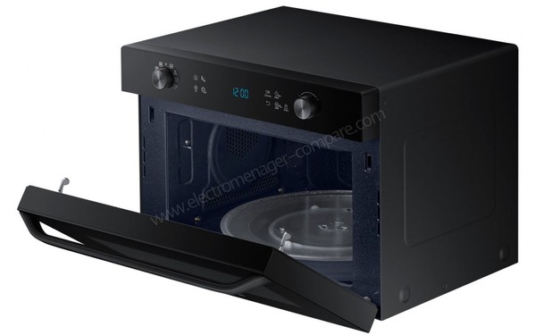 SAMSUNG MC35J8055CK/EN - Vue 3/4 droite porte ouverte