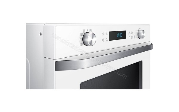 SAMSUNG MC35J8055CW - Vue 3/4 gauche bandeau de commandes