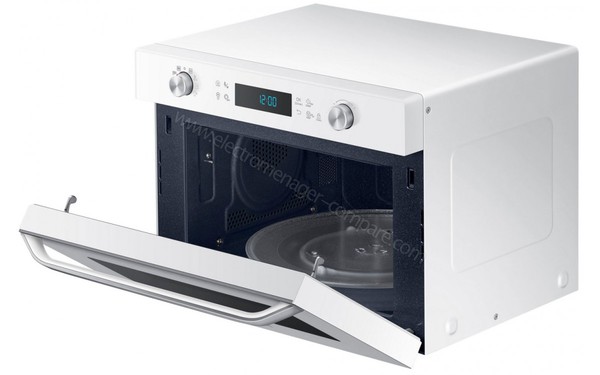 SAMSUNG MC35J8055CW/EN - Vue 3/4 droite porte ouverte