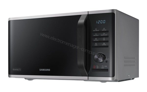 SAMSUNG MG23K3515AS - Vue 3/4 droite (cr&eacute;dit : Boulanger)