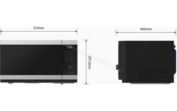 SAMSUNG MG32DG4524AG - Dimensions