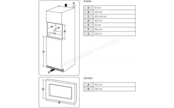 SAMSUNG MS20A7013AB/EF - Sch&eacute;ma technique
