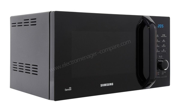 SAMSUNG MS23H3125FK - Vue 3/4 gauche (cr&eacute;dit : Boulanger)