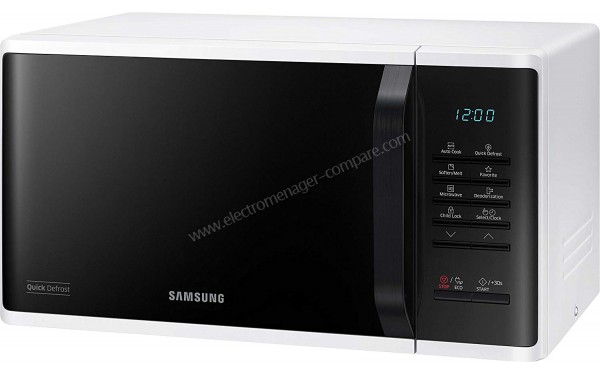 SAMSUNG MS23K3513AW/EG - Vue du dessus 3/4 droite