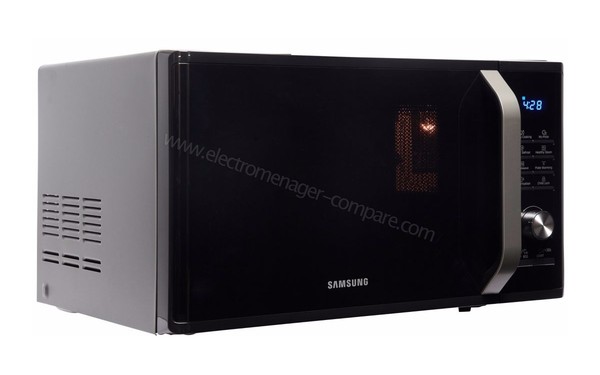 SAMSUNG MS28J5255UB - Vue 3/4 gauche (cr&eacute;dit : Boulanger)