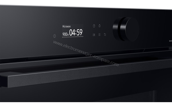 SAMSUNG NQ5B5713GBK - Vue de la poign&eacute;e et du bandeau de commandes