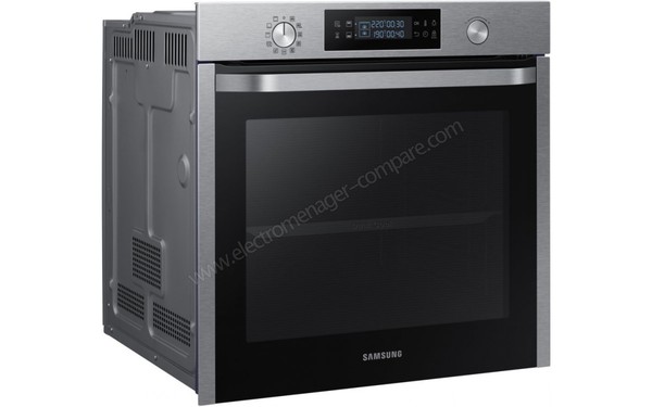 SAMSUNG NV75K5571BS - Vue 3/4 gauche (cr&eacute;dit : Boulanger)