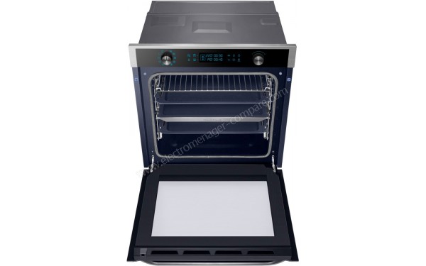 SAMSUNG NV75N5574RS - Vue du dessus porte ouverte